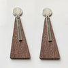 KANDRA CORK Wood Earrings