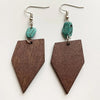 KANDRA CORK Wood Earrings
