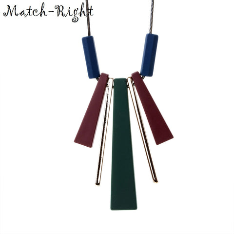 Evening Wear Wood Necklace