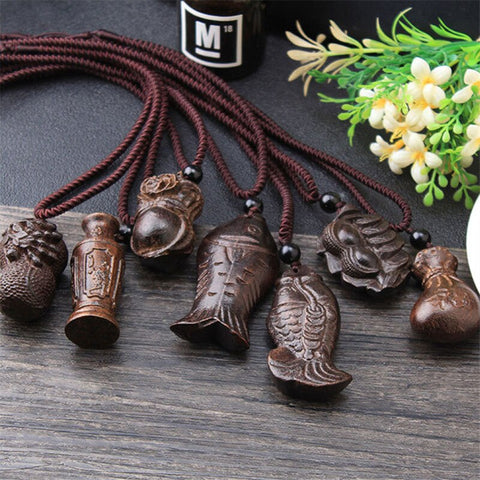 Vintage Wood Pendants