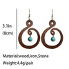 KANDRA CORK Wood Earrings