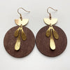 KANDRA CORK Wood Earrings