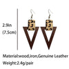 KANDRA CORK Wood Earrings