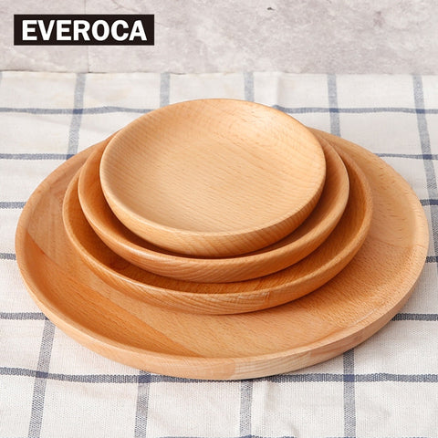 Wooden Plates Set