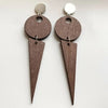 KANDRA CORK Wood Earrings