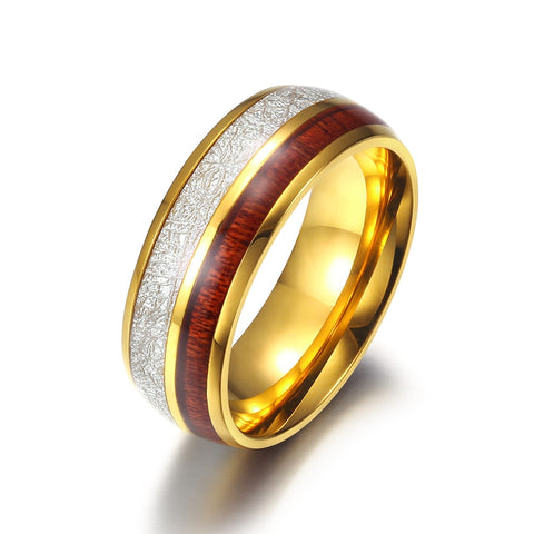 Wood Inlay Ring