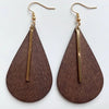 KANDRA CORK Wood Earrings
