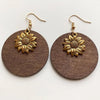 KANDRA CORK Wood Earrings