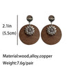 KANDRA CORK Wood Earrings