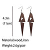 KANDRA CORK Wood Earrings