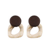 Trendy Wood Earrings
