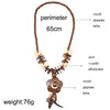 Coconut Wood Flower Necklace