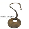 Vintage Wood Leather Necklace
