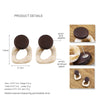Trendy Wood Earrings