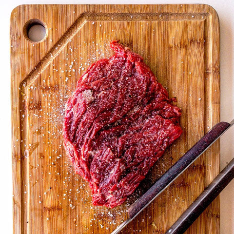 tender meat from hammer pounding