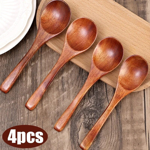 Japanese-Style Wooden Spoons