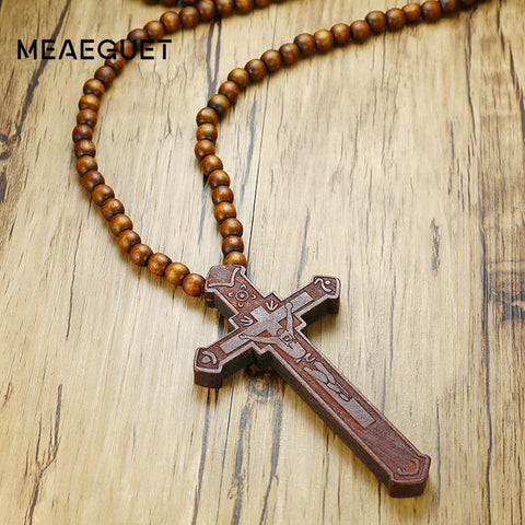 Rosary Necklace with Cross Pendant