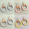 Wood Hoop Earrings