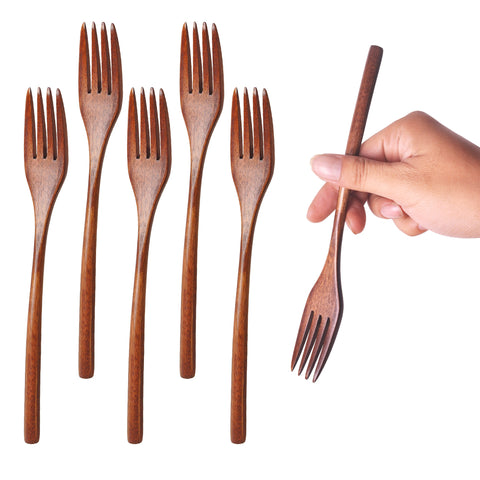 WOODEN Salad Fork