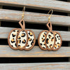 KANDRA CORK Leopard Earrings